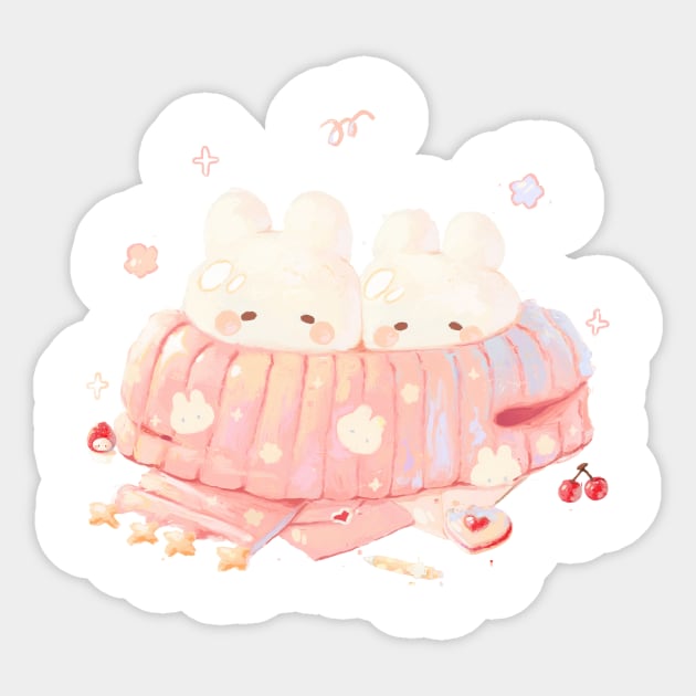 Cozy Bunnies Sticker by happyyu